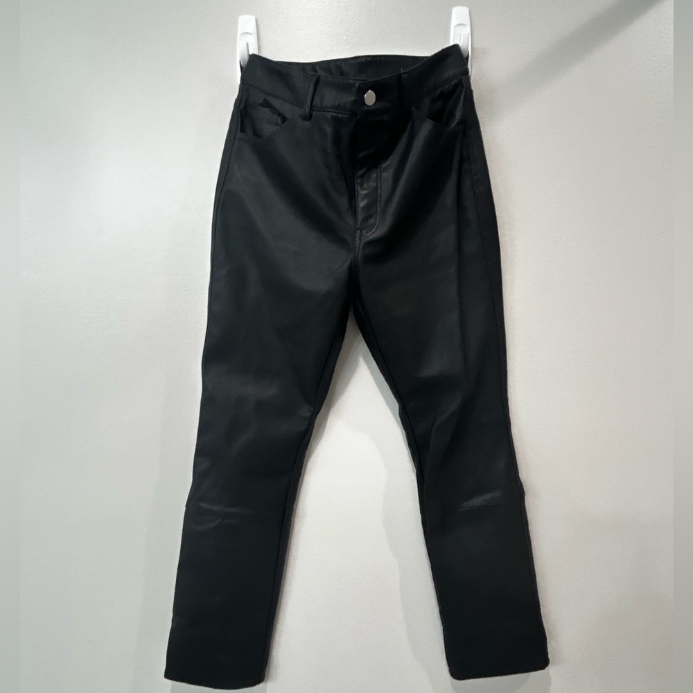 H&M -faux leather pants - 6